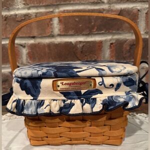 Vintage 1997 Longaberger Dresden Tour Basket II combo with family signatures